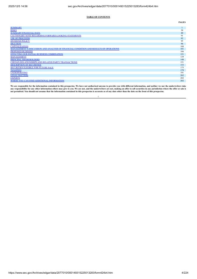 OTG Acquisition Corp. I美股纳斯达克IPO上市招股说明书_第4页