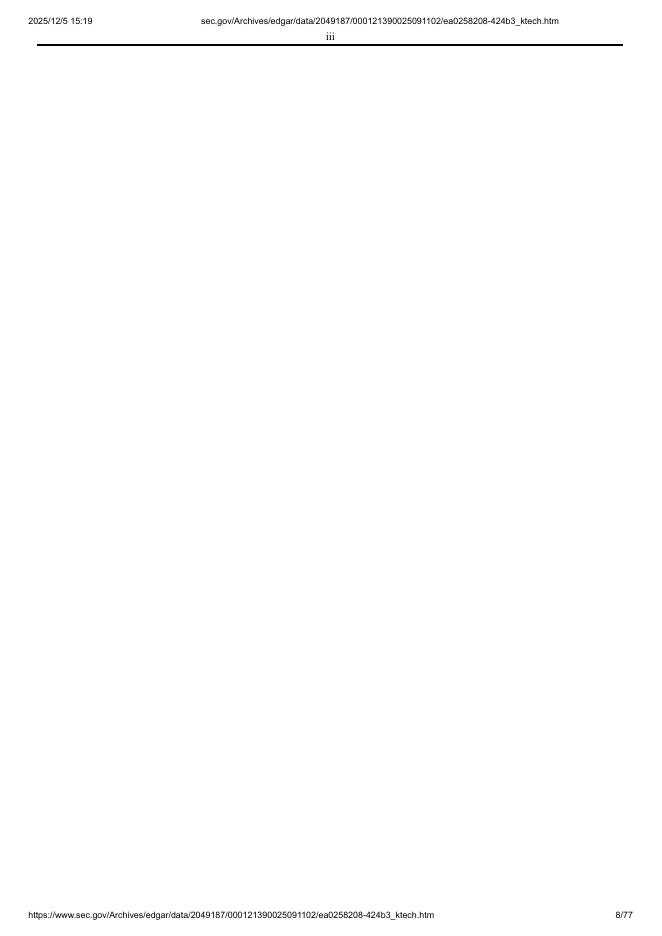 K-TECH Solutions Company Limited美股纳斯达克IPO上市招股说明书_第8页