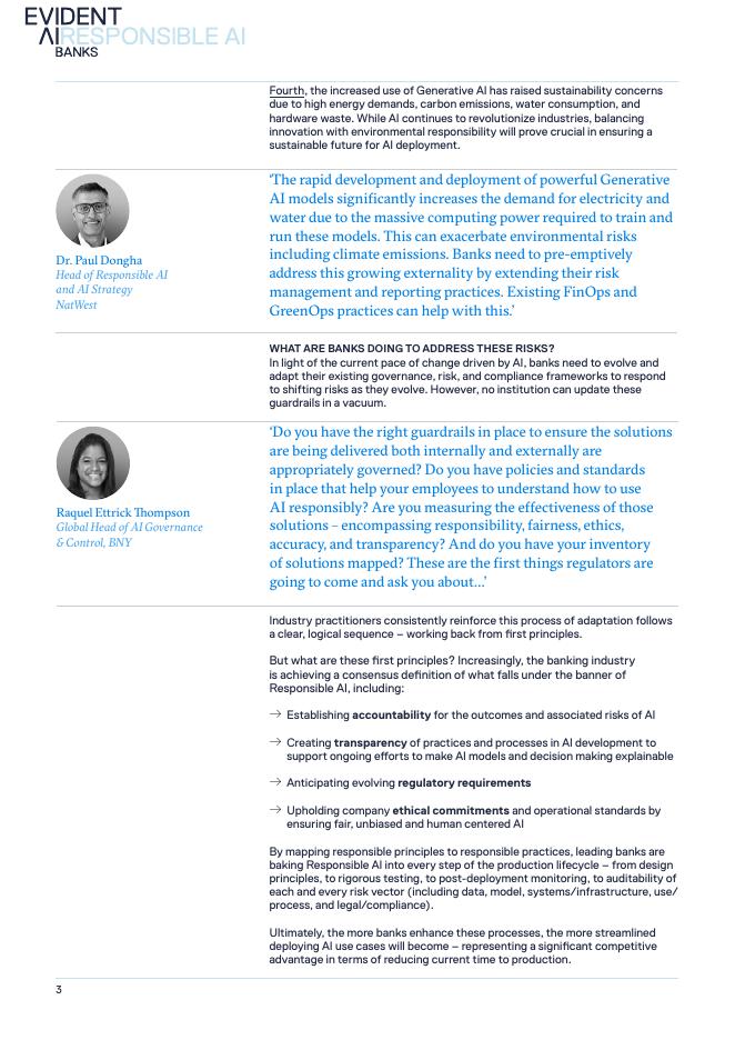 Evident：2025年银行业负责任人工智能部署的新兴最佳实践研究报告（英文版）_第6页