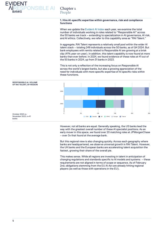 Evident：2025年银行业负责任人工智能部署的新兴最佳实践研究报告（英文版）_第8页