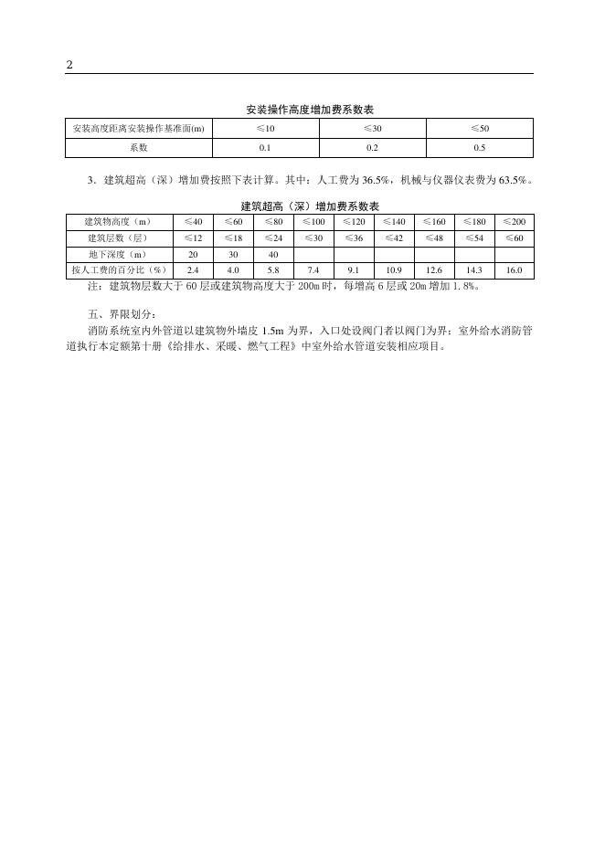 山东省安装工程消耗量定额 第九册 消防工程（2025年）_第8页