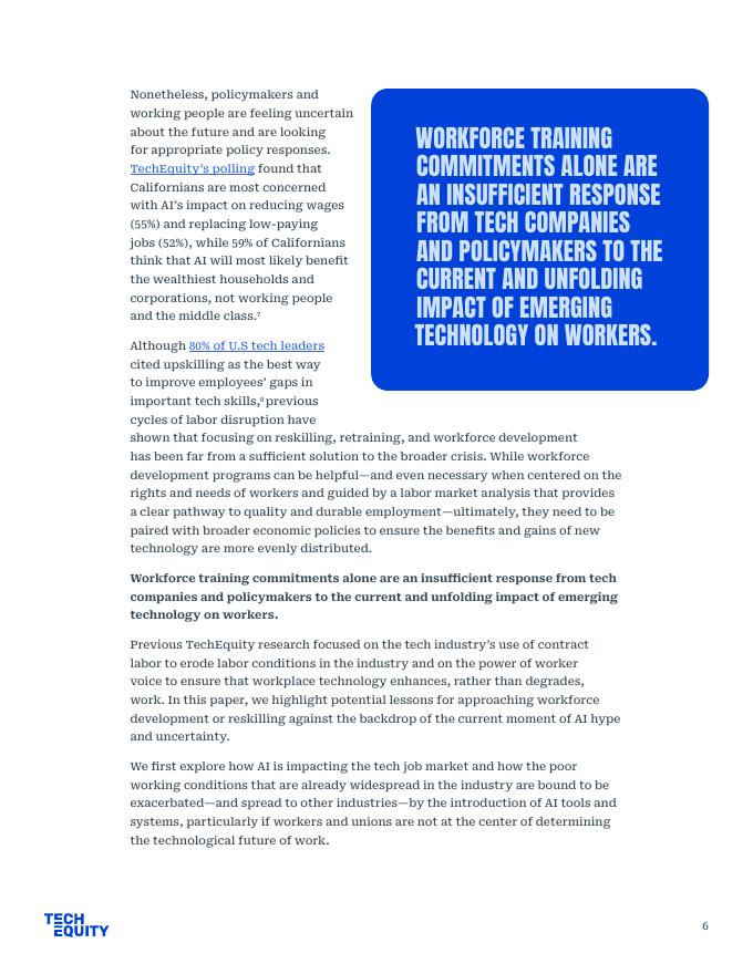 TECH EQUITY：2025年人工智能与劳动力发展报告（英文版）_第6页
