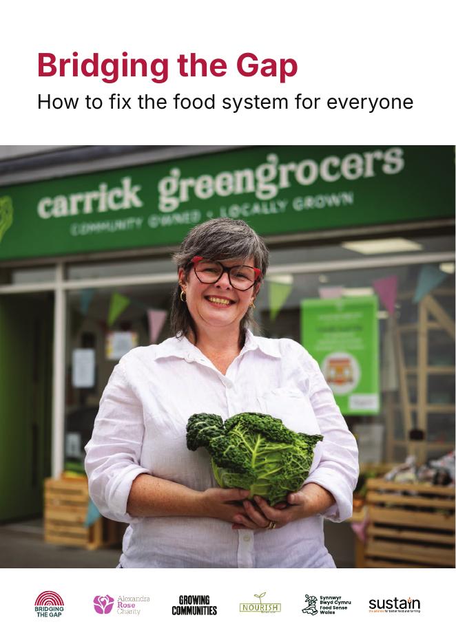 sustain：2025年弥合差距：如何修复食物系统，让每个人受益报告（英文版）海报