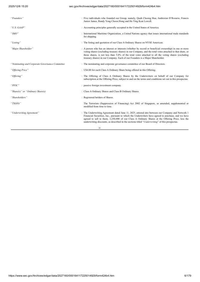 Vantage Corp美股纳斯达克IPO上市招股说明书_第6页