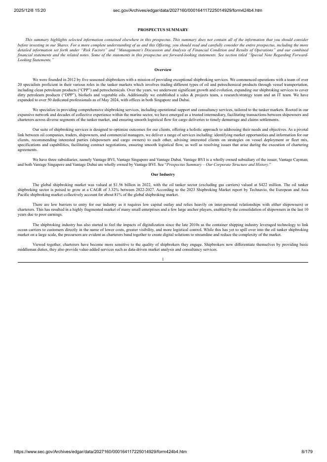 Vantage Corp美股纳斯达克IPO上市招股说明书_第8页