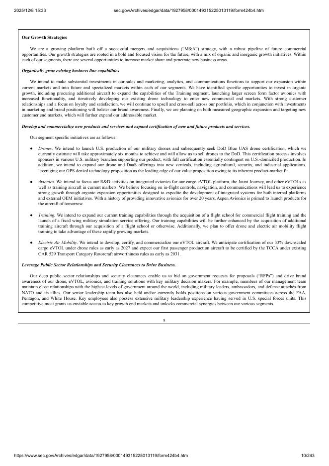 AIRO Group Holdings, Inc.美股纳斯达克IPO上市招股说明书_第10页