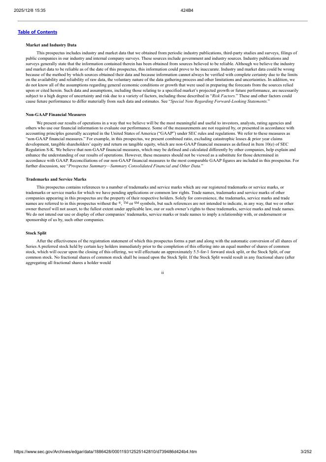 Slide Insurance Holdings, Inc.美股纳斯达克IPO上市招股说明书_第3页