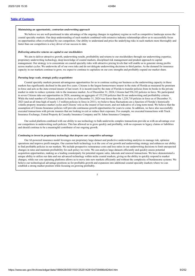 Slide Insurance Holdings, Inc.美股纳斯达克IPO上市招股说明书_第9页