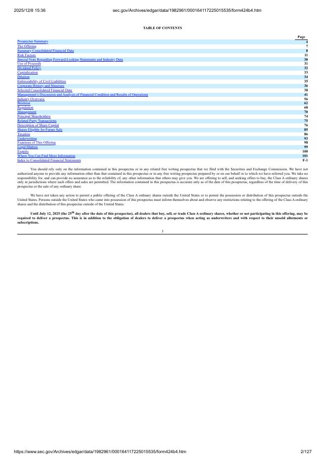 Enigmatig Limited纽约证券交易所IPO上市招股说明书_第2页