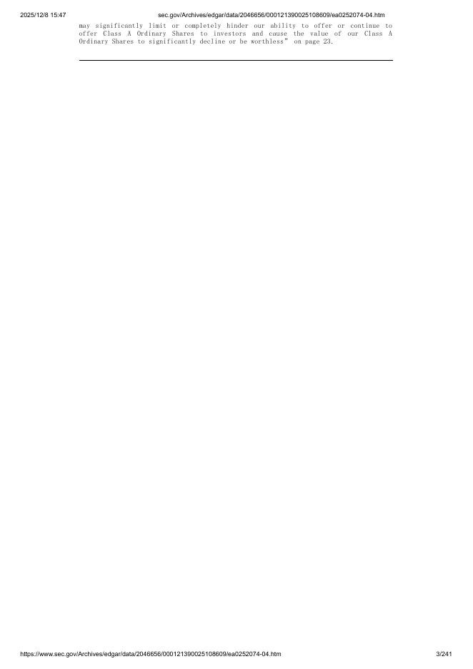 Happy City Holdings Limited美股纳斯达克IPO上市招股说明书_第3页