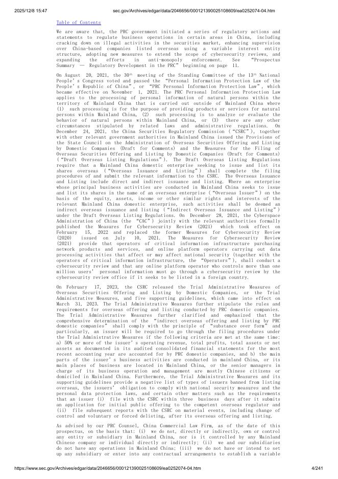 Happy City Holdings Limited美股纳斯达克IPO上市招股说明书_第4页