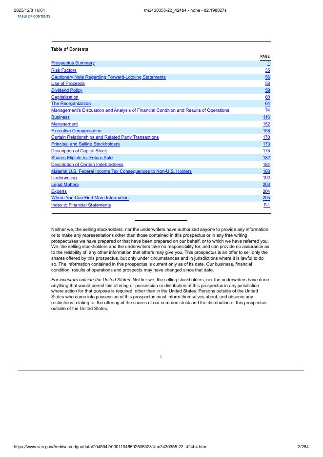 Jefferson Capital, Inc.美股纳斯达克IPO上市招股说明书_第2页