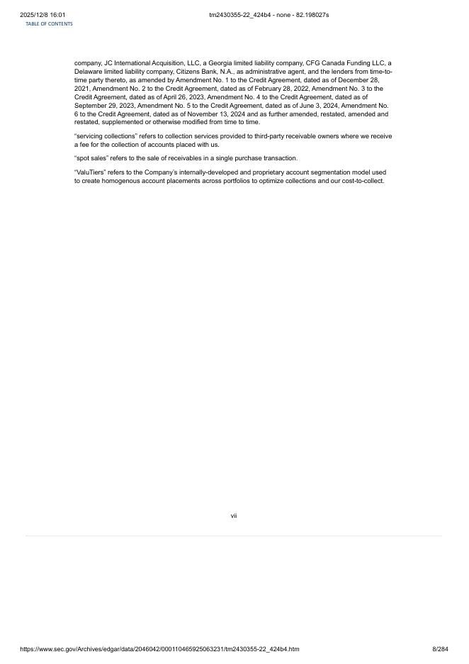 Jefferson Capital, Inc.美股纳斯达克IPO上市招股说明书_第8页