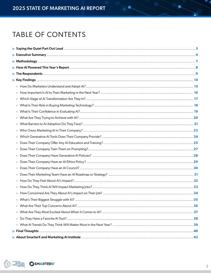 Marketing Al institute：2025年营销人工智能现状报告（英文版）_第2页