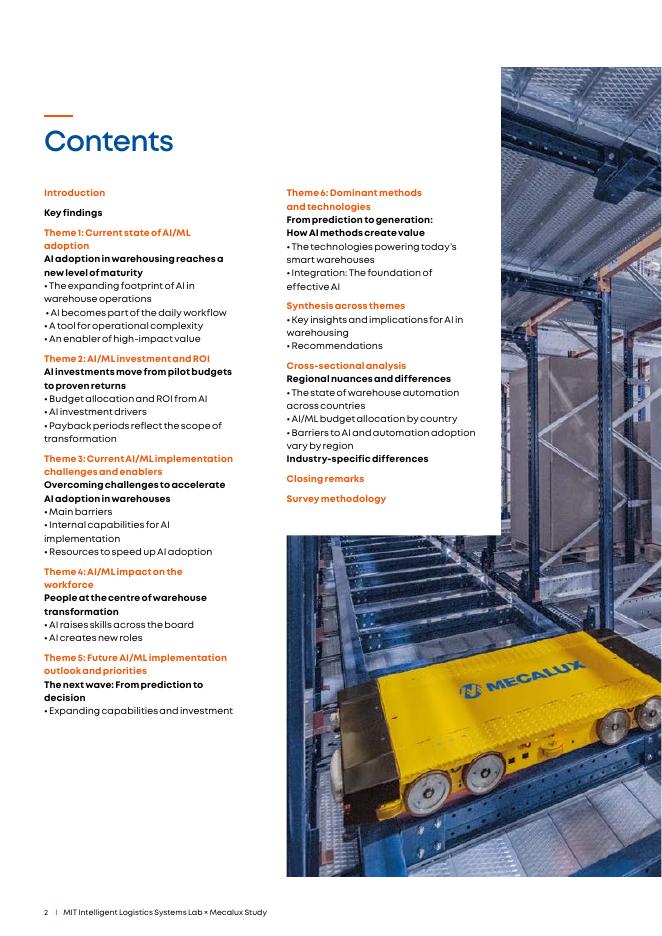 Mecalux&MIT：2025人工智能在仓储领域中的应用状况研究报告（英文版）_第2页