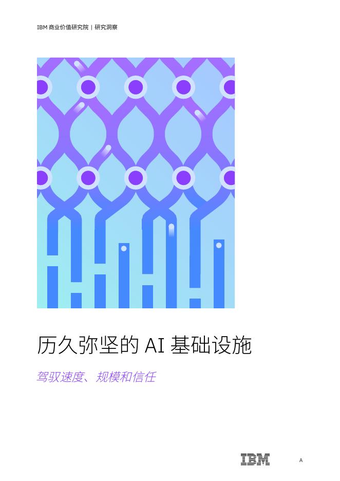 IBM 商业价值研究院：2025年历久弥坚的AI基础设施：驾驭速度、规模和信任报告海报