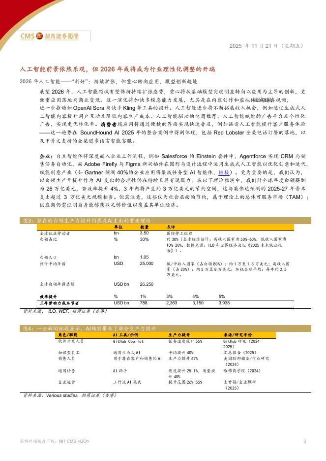招商证券（香港）：互联网行业人工智能成本、变现与利润率：2026年科技巨头战略要点_第3页