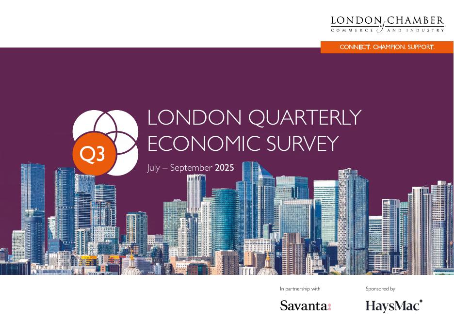 英国伦敦工商会&Savanta：2025年第三季度伦敦企业经济状况调查报告（英文版）