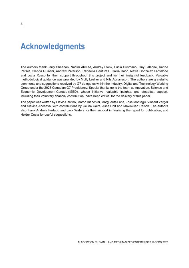 OECD经合组织：2025年中小企业采用人工智能-经合组织G7讨论文件（英文版）_第4页