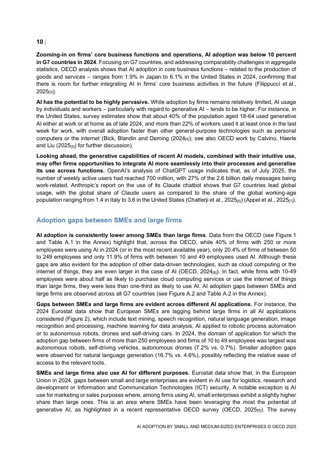 OECD经合组织：2025年中小企业采用人工智能-经合组织G7讨论文件（英文版）_第10页
