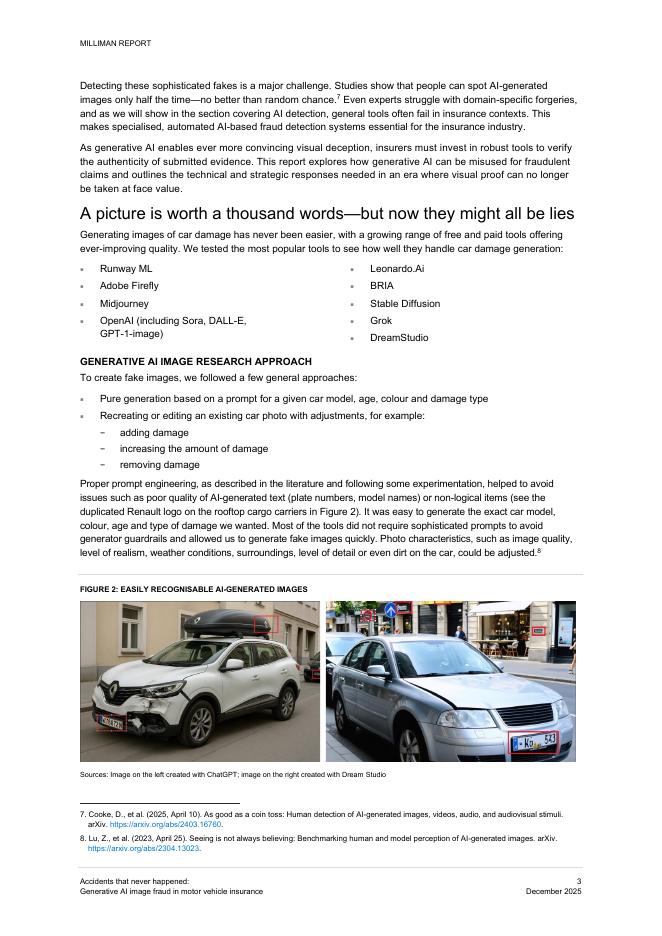 Milliman：2025年从未发生过的事故：生成式人工智能与汽车保险欺诈报告（英文版）_第5页