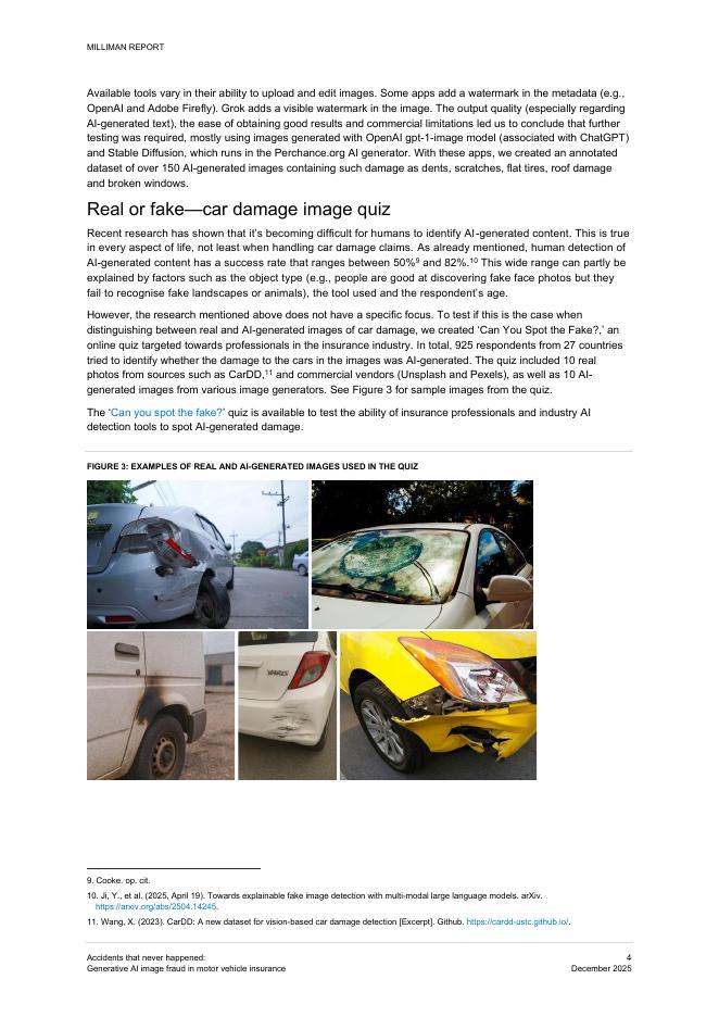Milliman：2025年从未发生过的事故：生成式人工智能与汽车保险欺诈报告（英文版）_第6页