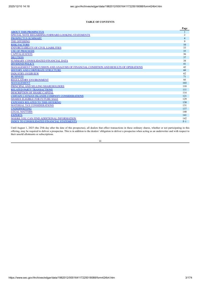 Ten-League International Holdings Limited美股纳斯达克IPO上市招股说明书_第3页