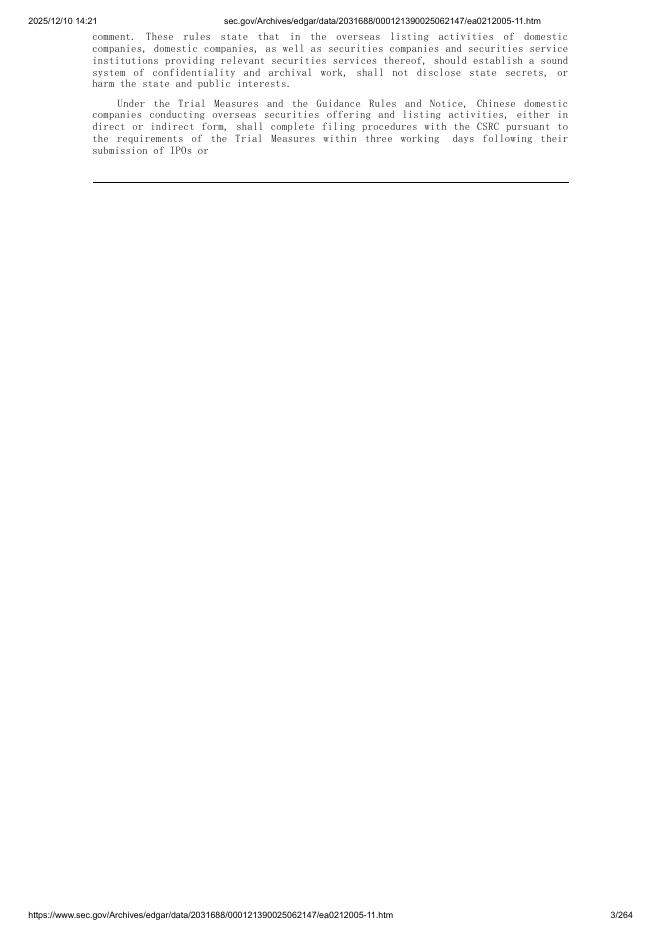 Rich Sparkle Holdings Limited美股纳斯达克IPO上市招股说明书_第3页