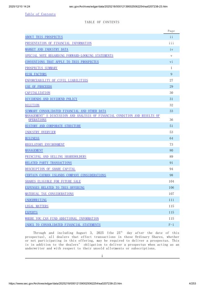 Delixy Holdings Limited美股纳斯达克IPO上市招股说明书_第4页
