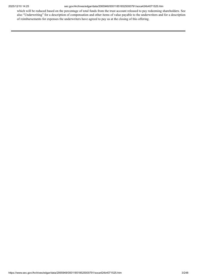 Solarius Capital Acquisition Corp.美股纳斯达克IPO上市招股说明书_第3页