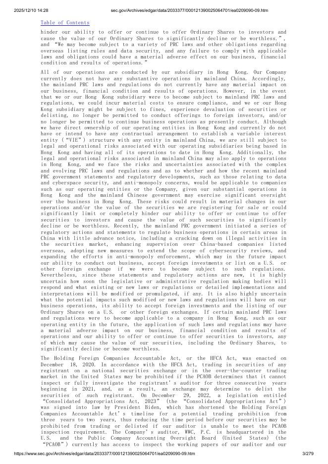 兆运公司有限公司美股纳斯达克IPO上市招股说明书_第3页