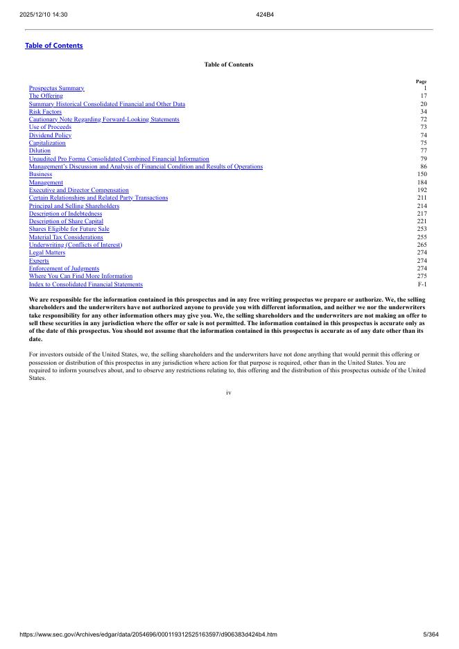 NIQ Global Intelligence plc美股纳斯达克IPO上市招股说明书_第5页