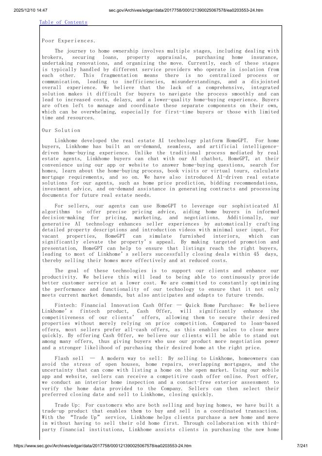 Linkhome Holdings Inc.美股纳斯达克IPO上市招股说明书_第7页