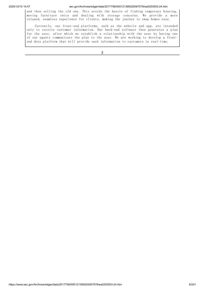 Linkhome Holdings Inc.美股纳斯达克IPO上市招股说明书_第8页