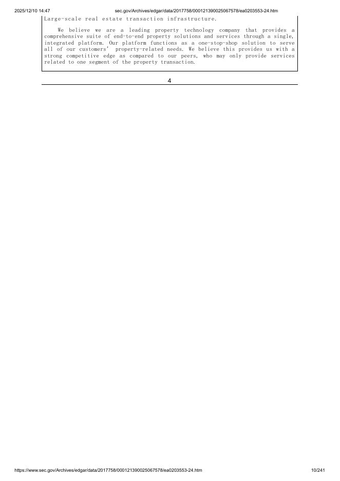 Linkhome Holdings Inc.美股纳斯达克IPO上市招股说明书_第10页