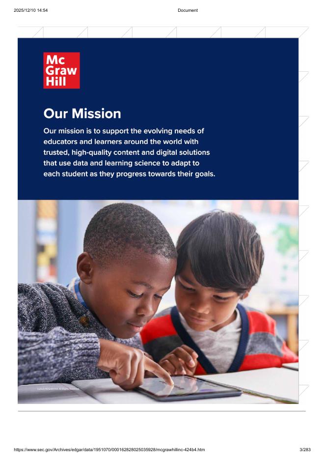 McGraw Hill, Inc.纽约证券交易所IPO上市招股说明书_第3页