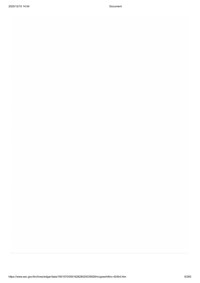 McGraw Hill, Inc.纽约证券交易所IPO上市招股说明书_第6页