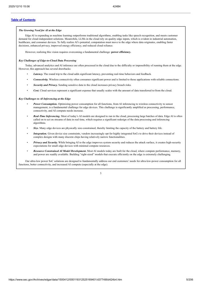 Ambiq Micro, Inc.纽约证券交易所IPO上市招股说明书_第5页