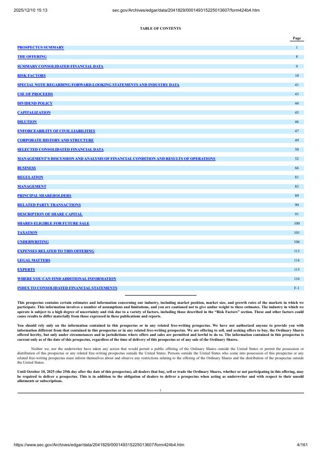 ChowChow Cloud International Holdings Limited纽约证券交易所IPO上市招股说明书_第4页