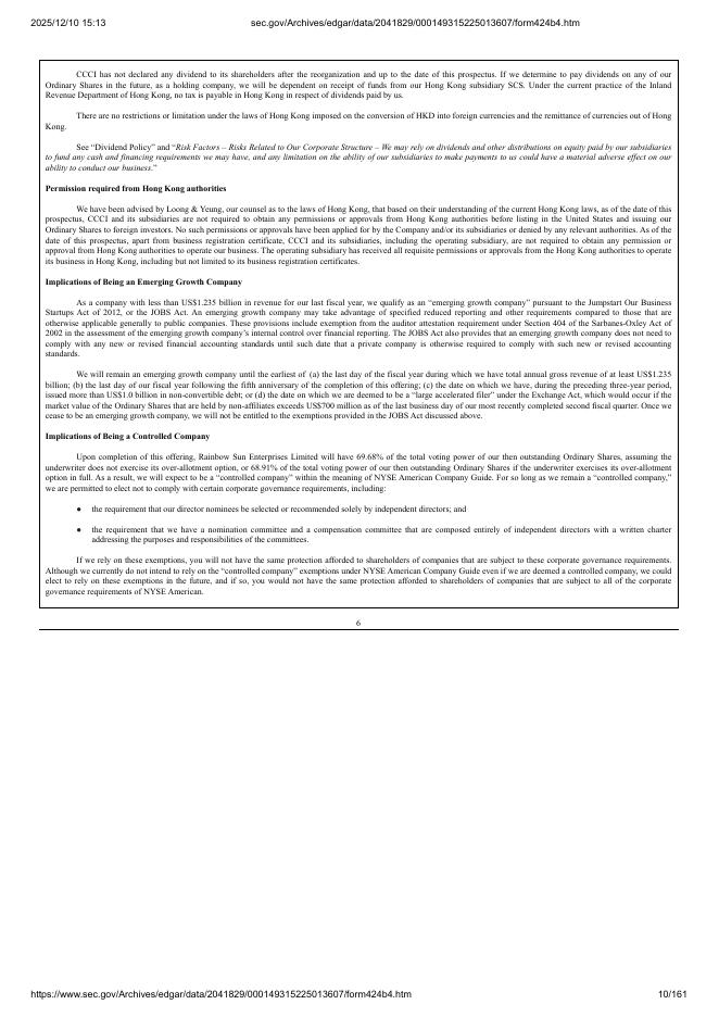 ChowChow Cloud International Holdings Limited纽约证券交易所IPO上市招股说明书_第10页