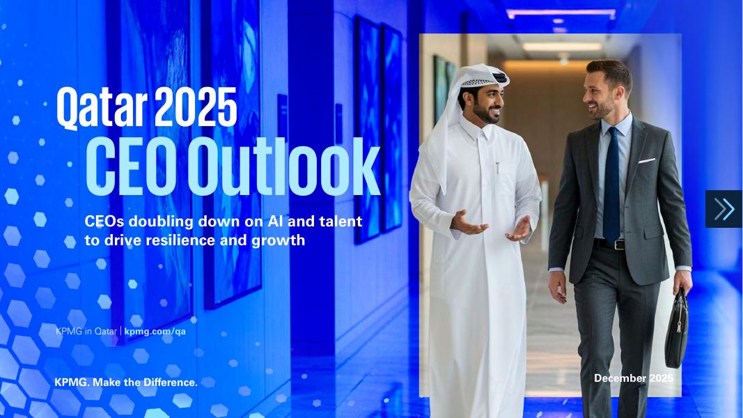 毕马威：2025年卡塔尔首席执行官（CEO）展望报告（英文版）海报