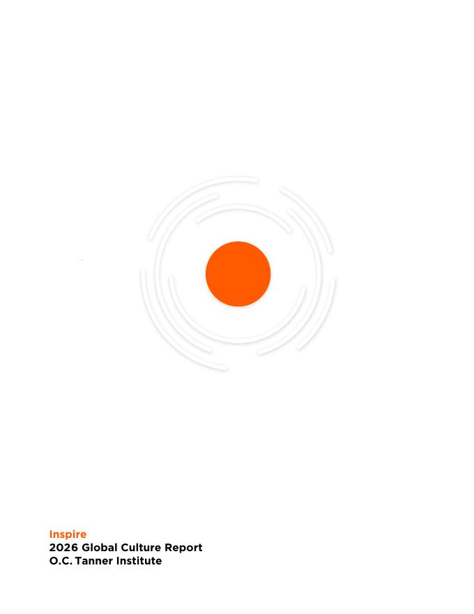 O.C. Tanner：2026年全球文化报告（英文版）海报