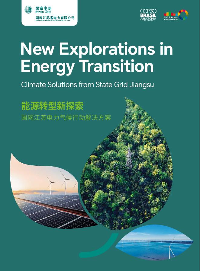 国网江苏电力：2025年能源转型新探索-国网江苏电力气候行动解决方案海报