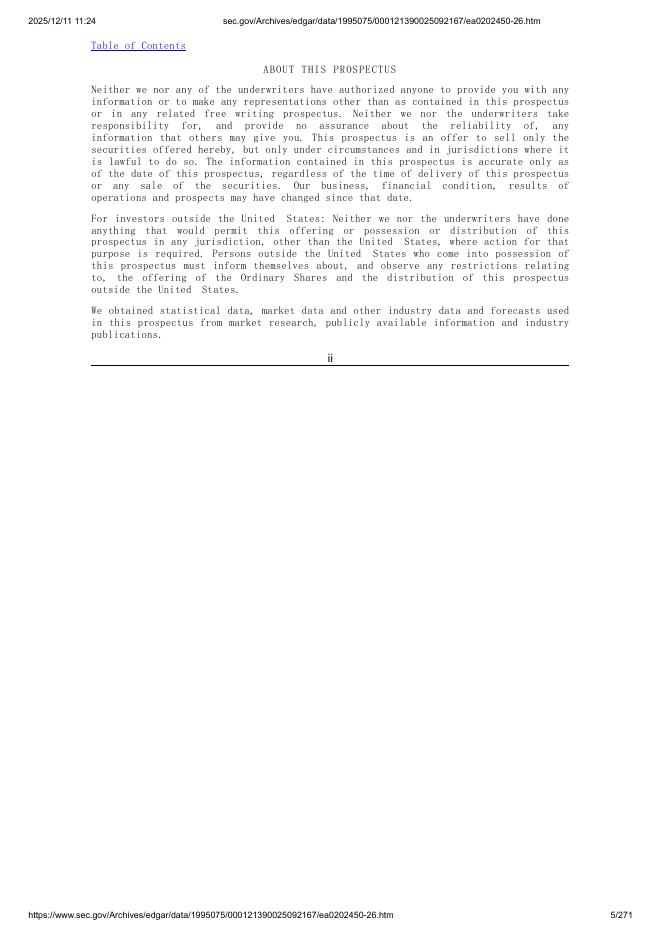 Megan Holdings Limited美股纳斯达克IPO上市招股说明书_第5页