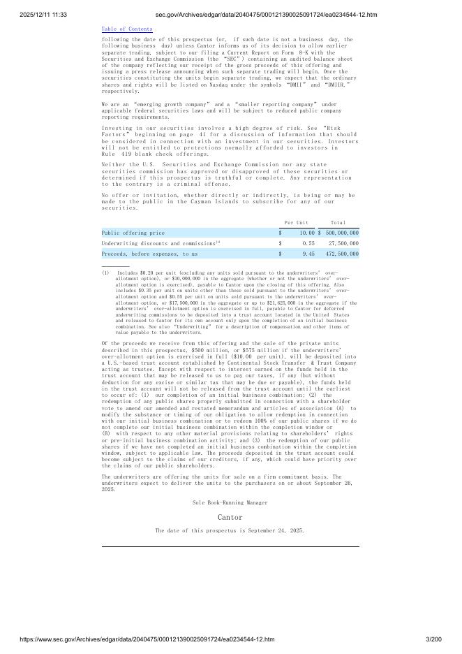 Drugs Made In America Acquisition II Corp.美股纳斯达克IPO上市招股说明书_第3页