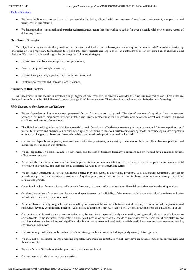 Knorex Ltd.纽约证券交易所IPO上市招股说明书_第8页