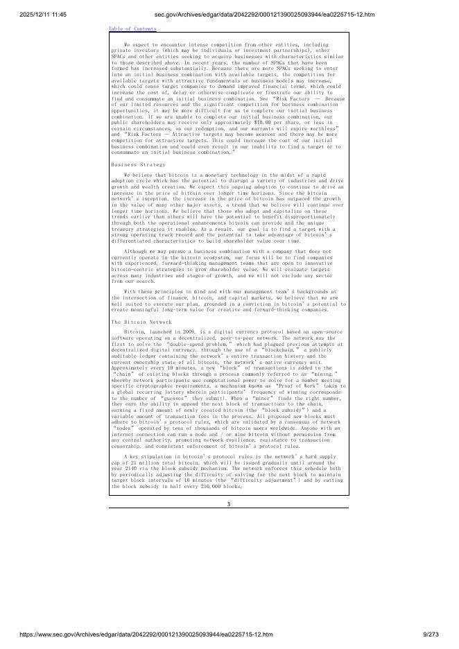 BTC Development Corp.美股纳斯达克IPO上市招股说明书_第9页