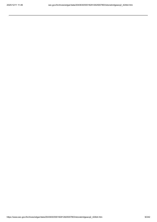 StoneBridge Acquisition II Corporation美股纳斯达克IPO上市招股说明书_第9页