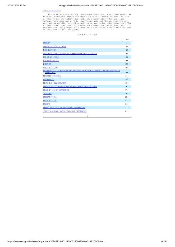 Rice Acquisition Corporation 3纽约证券交易所IPO上市招股说明书_第6页