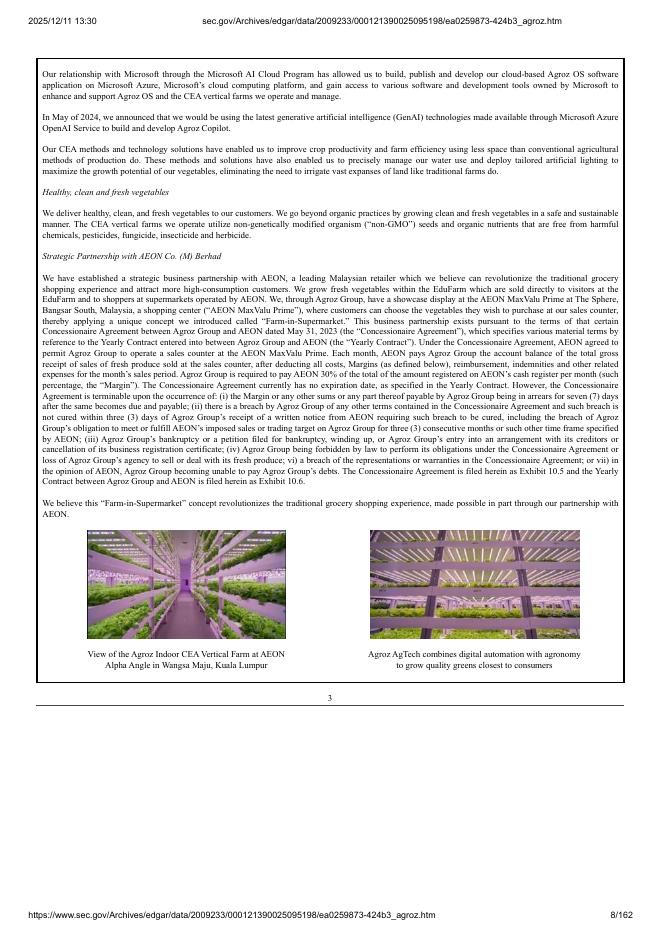 Agroz Inc.美股纳斯达克IPO上市招股说明书_第8页